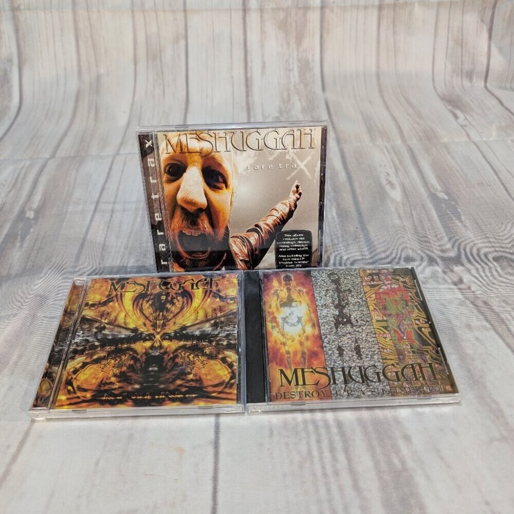 Meshuggah CD Lot - Chaosphere, Rare Trax, Destroy Erase Improve
